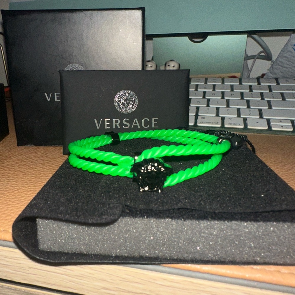 Versace metal rubber bracelet